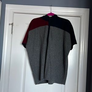 Tory Burch short sleeve hooded sweater